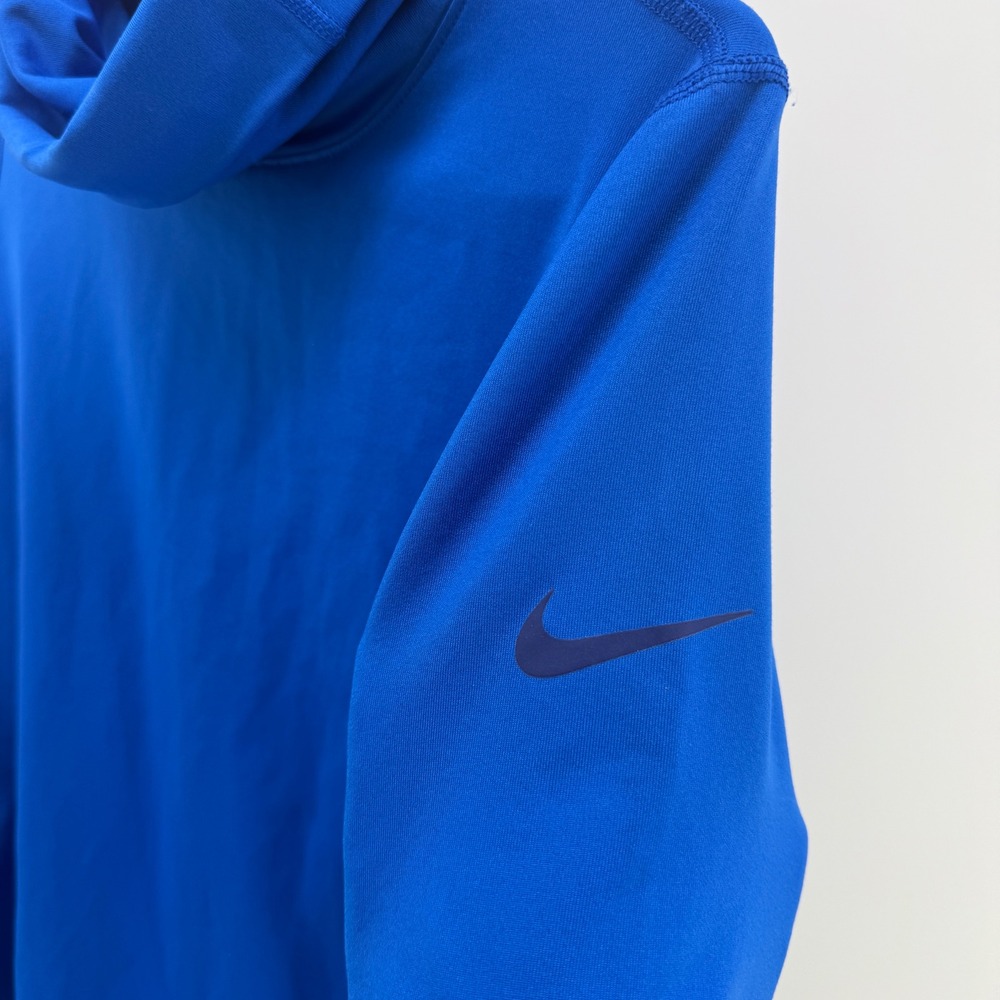 Nike Pro Dri-FIT Cowl Neck Long Sleeve Top Blue 620415-439 Womens Small - Picture 2 of 10